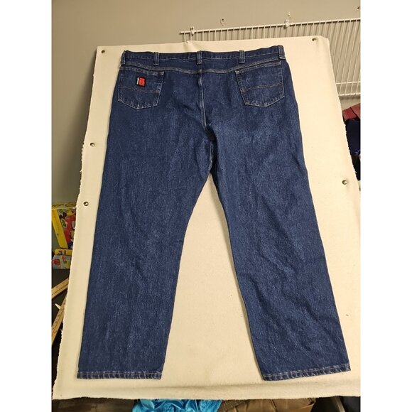 Wrangler Riggs Jeans Men's 50x30 Blue Workwear EUC - Picture 1 of 6